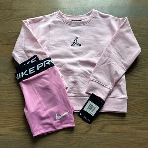 NWT Nike/Jordan Girls Set size 6